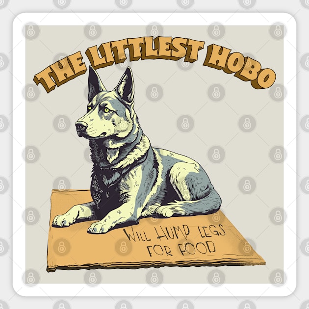 The Littlest Hobo Magnet by DankFutura